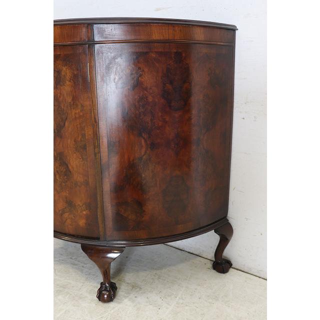 sb-1　1930年代イギリス製アンティーク　ビクトリアンスタイル　ウォルナット　ボウルクロウフット　ハーフムーン　サイドボード　収納家具 |  | 15