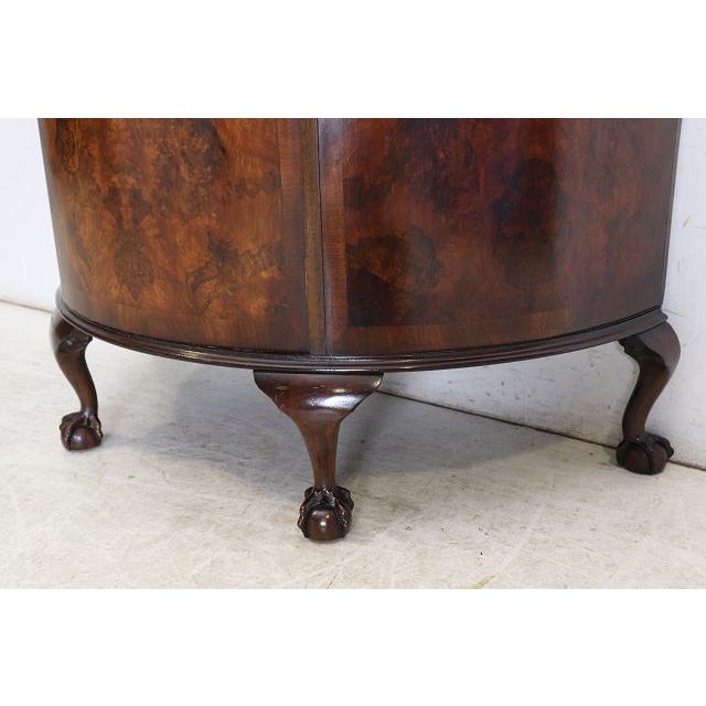 sb-1　1930年代イギリス製アンティーク　ビクトリアンスタイル　ウォルナット　ボウルクロウフット　ハーフムーン　サイドボード　収納家具 |  | 16