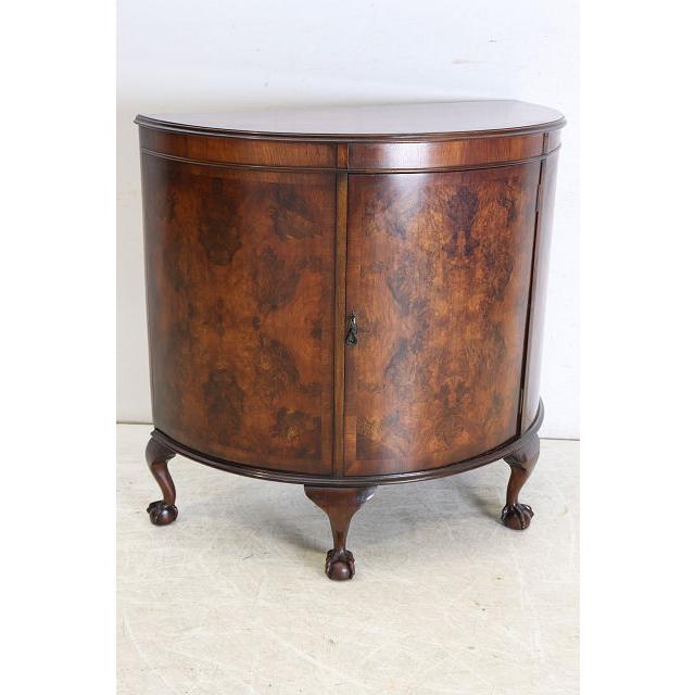 sb-1　1930年代イギリス製アンティーク　ビクトリアンスタイル　ウォルナット　ボウルクロウフット　ハーフムーン　サイドボード　収納家具 |  | 18