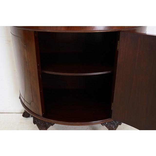 sb-3　1930年代イギリス製アンティーク ビクトリアン様式 ウォルナット ボウルクロウフット カブリオーレ ハーフムーン サイドボード 収納家具 店舗什器 |  | 10