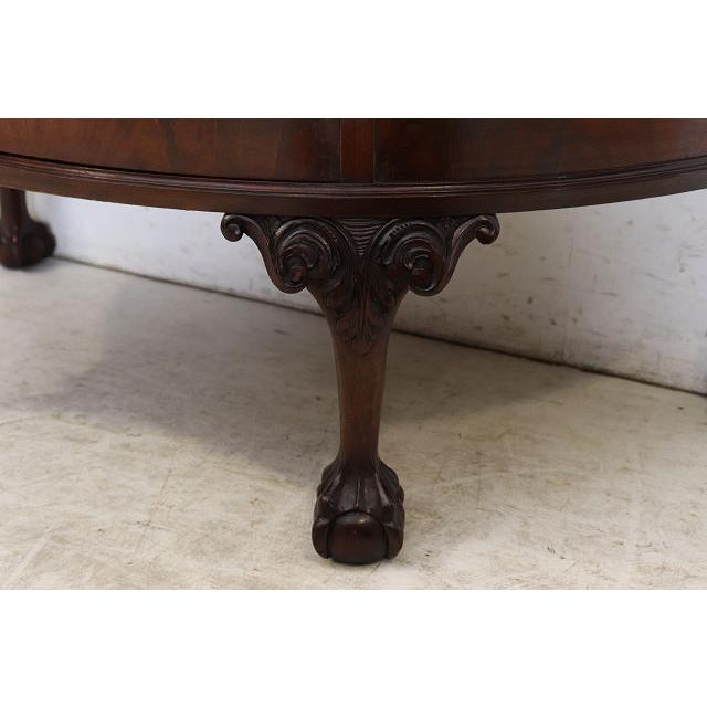 sb-3　1930年代イギリス製アンティーク ビクトリアン様式 ウォルナット ボウルクロウフット カブリオーレ ハーフムーン サイドボード 収納家具 店舗什器 |  | 15