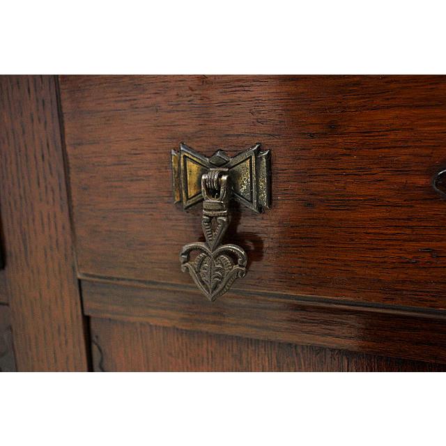 sb-9　1930年代イギリス製アンティーク　オーク　ミラーバック　サイドボード　バッフェ　リビング収納家具 |  | 12