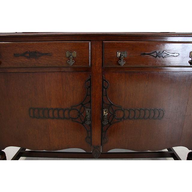 sb-9　1930年代イギリス製アンティーク　オーク　ミラーバック　サイドボード　バッフェ　リビング収納家具 |  | 13