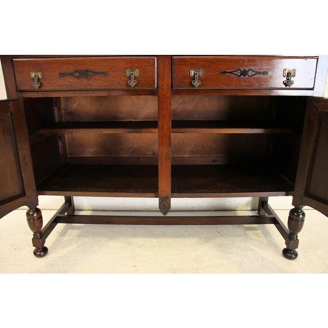 sb-9　1930年代イギリス製アンティーク　オーク　ミラーバック　サイドボード　バッフェ　リビング収納家具 |  | 14