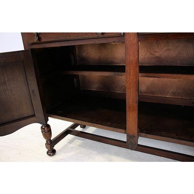 sb-9　1930年代イギリス製アンティーク　オーク　ミラーバック　サイドボード　バッフェ　リビング収納家具 |  | 16