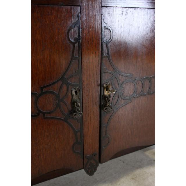 sb-9　1930年代イギリス製アンティーク　オーク　ミラーバック　サイドボード　バッフェ　リビング収納家具 |  | 20