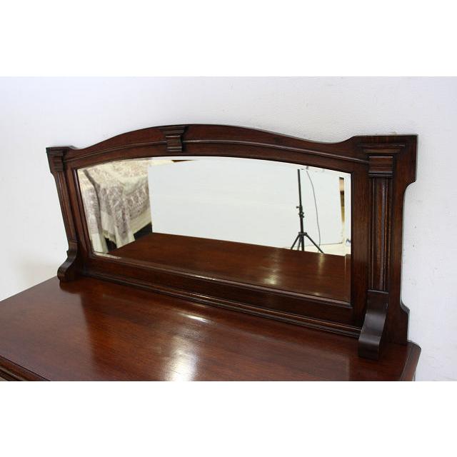 sb-9　1930年代イギリス製アンティーク　オーク　ミラーバック　サイドボード　バッフェ　リビング収納家具 |  | 07