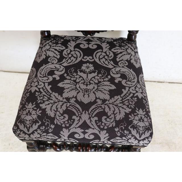 sc-4　1880年代イギリス製アンティーク ビクトリアン ウォルナット カーブド ホールチェア ハイバックチェア 彫刻された椅子 いす イス 送料無料 (B) |  | 12