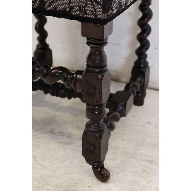 sc-4　1880年代イギリス製アンティーク ビクトリアン ウォルナット カーブド ホールチェア ハイバックチェア 彫刻された椅子 いす イス 送料無料 (B) |  | 16