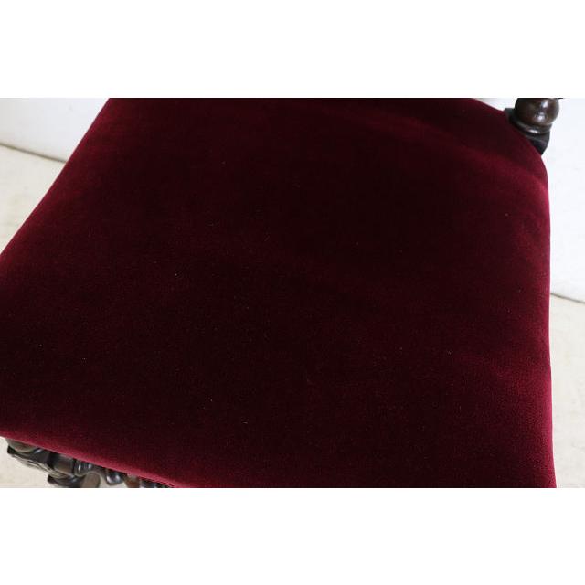 sc-5　1880年代イギリス製アンティーク ビクトリアン ウォルナット カーブド ホールチェア ハイバックチェア サイドチェア 彫刻 椅子 いす イス 送料無料 (D) |  | 13