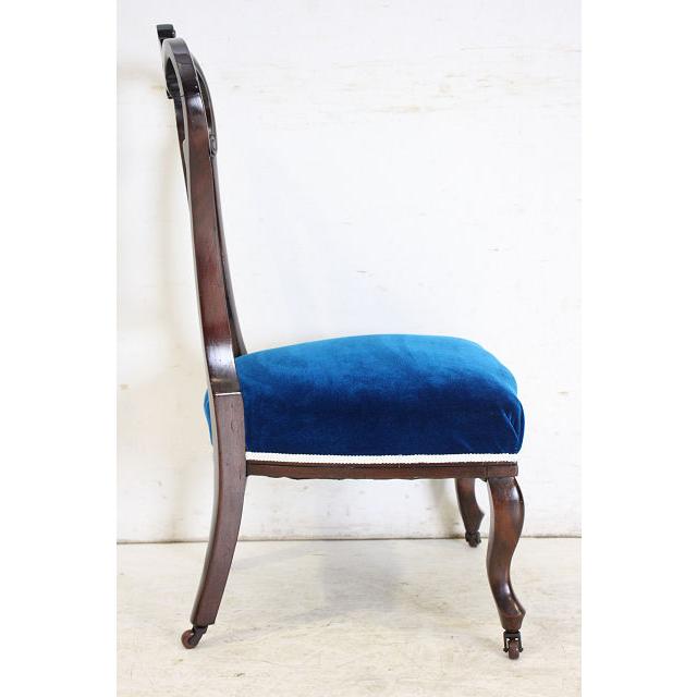 sc-8　1880年代 イギリス製 アンティーク　ビクトリア　マホガニー　ナーシングチェア　椅子　いす　イス｜shellys｜20