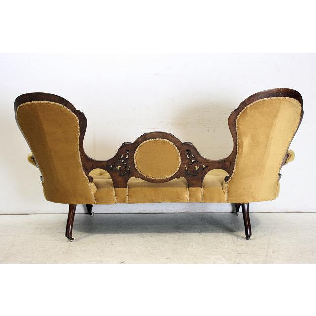 sf-1　1890年代イギリス製アンティーク　ビクトリアン　ウォルナット　ロココスタイル　ダブルエンディッド　ソファ |  | 20