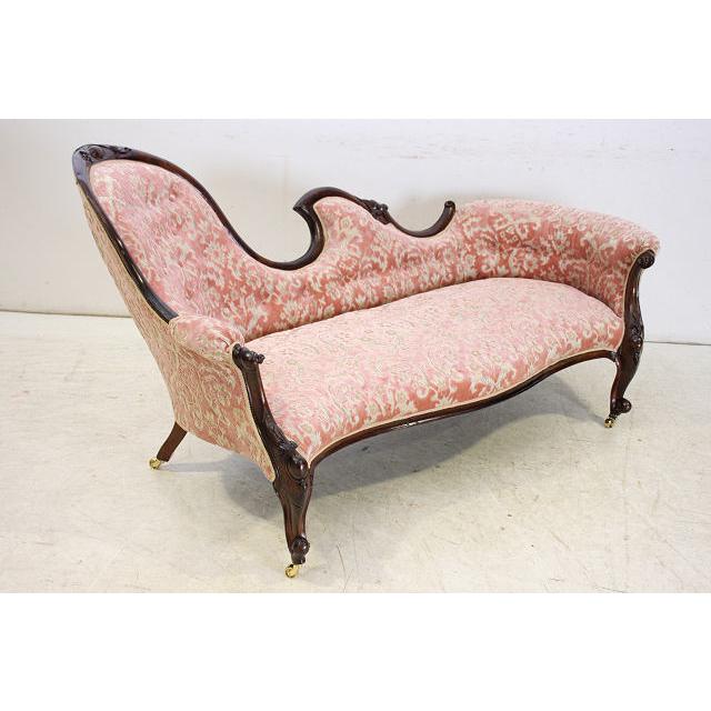 sf-5　1880年代 イギリス製 アンティーク　ビクトリアン　ウォルナット　カウチソファ |  | 18