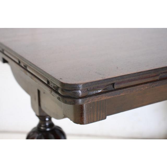 st-1　1930年代イギリス製アンティーク　オーク　ダブルカップレッグ　センターテーブル　ソファテーブル |  | 12