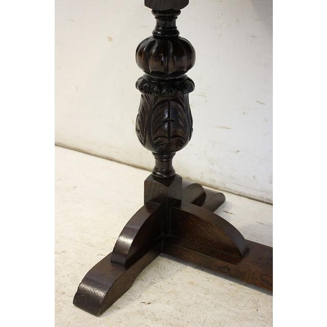 st-1　1930年代イギリス製アンティーク　オーク　ダブルカップレッグ　センターテーブル　ソファテーブル |  | 16