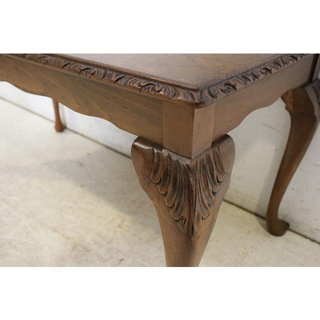 st-4　1960年代イギリス製ヴィンテージ　ウォルナット　ガラストップ　センターテーブル　ソファテーブル　ローテーブル |  | 12