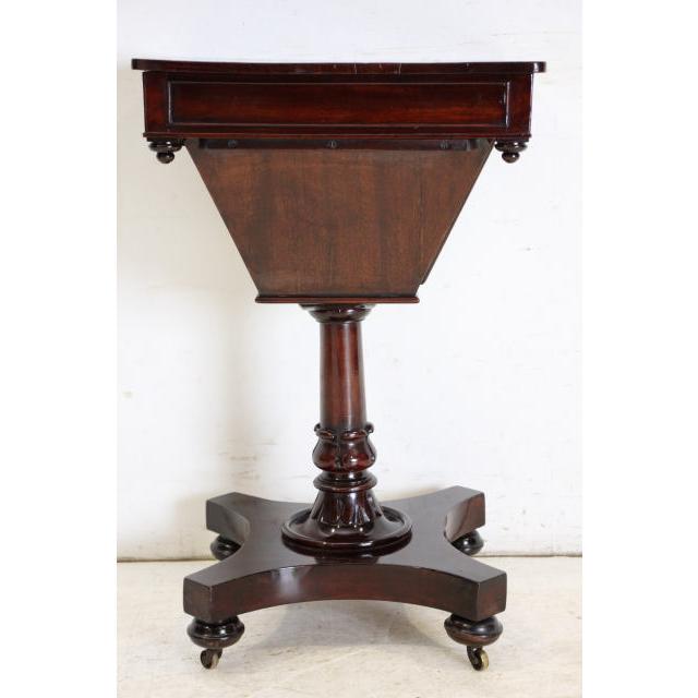 sx-3　1890年代 イギリス製 アンティーク　ビクトリアン　マホガニー　ソーイングボックス　裁縫箱 |  | 19