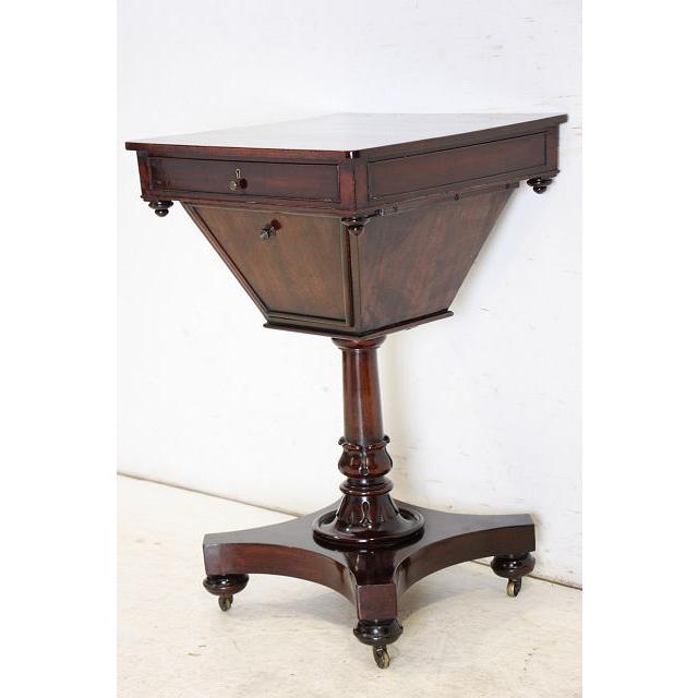 sx-3　1890年代 イギリス製 アンティーク　ビクトリアン　マホガニー　ソーイングボックス　裁縫箱 |  | 04