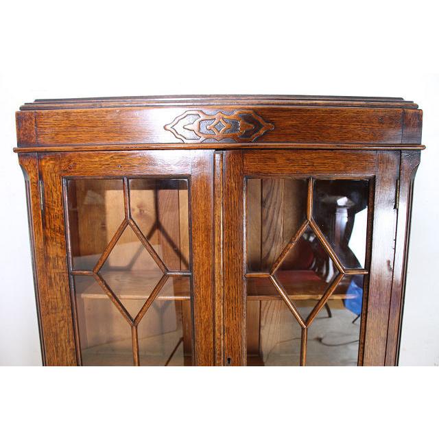 イギリスから届いたアンティークの本棚付きデスク、ビューロー wd-12 1930年代 イギリス製 アンティーク オーク ビューロー