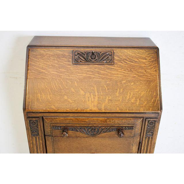 wd-18　1930年代 イギリス製 アンティーク　J.H.Stringer LTD　オーク　アールデコ　ライティングデスク　机　デスク |  | 07