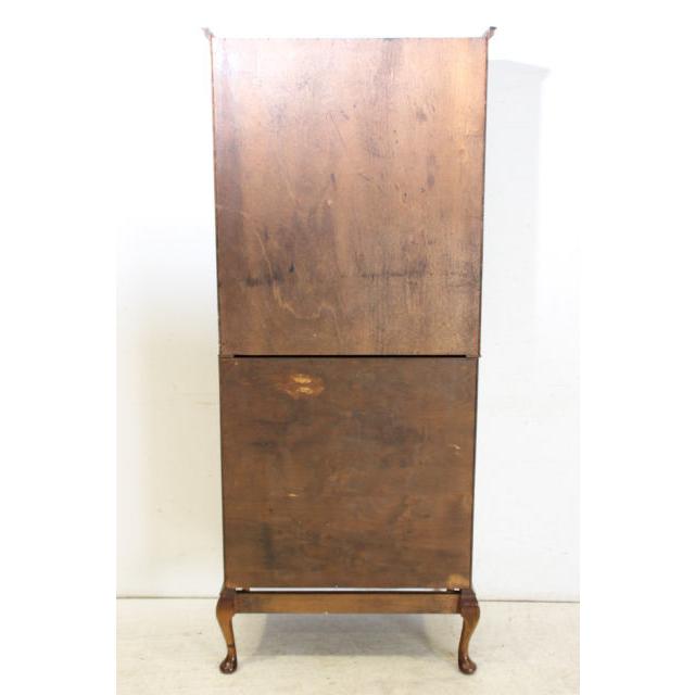 wd-19　1970年代 イギリス製 ビンテージ　ウォルナット　ビューローブックケース　ライティングビューロー　本棚付き机　デスク |  | 19