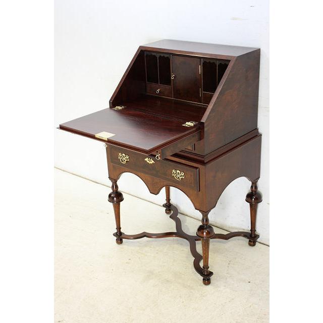 wd-20　1940年代 イギリス製 アンティーク　ウォルナット　エックスストレッチャー　ライティングデスク　机　デスク |  | 05