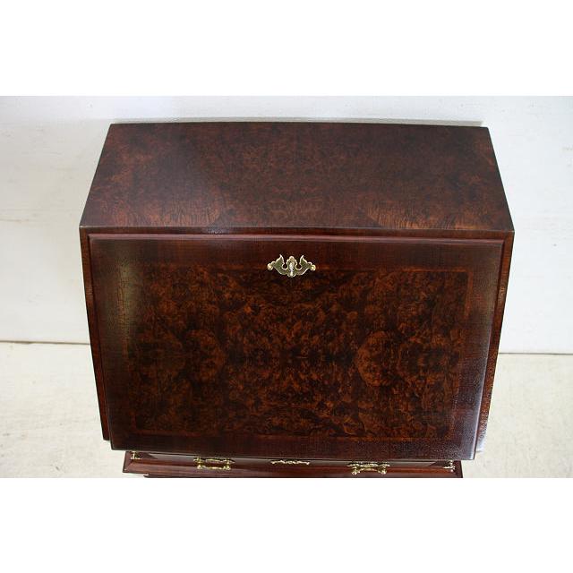 wd-20　1940年代 イギリス製 アンティーク　ウォルナット　エックスストレッチャー　ライティングデスク　机　デスク |  | 06