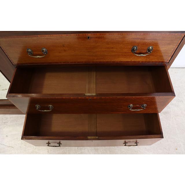 wr-1　1910年代イギリス製アンティーク　エドワーディアン　マホガニー　ミラー付き　インレイド　ワードローブ　衣装タンス　クローゼット |  | 11