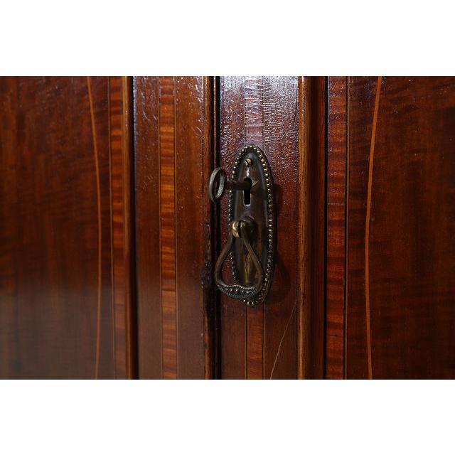 wr-1　1910年代イギリス製アンティーク　エドワーディアン　マホガニー　ミラー付き　インレイド　ワードローブ　衣装タンス　クローゼット |  | 16