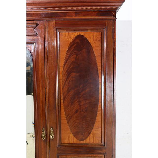 wr-2 1890年代イギリス製アンティーク ビクトリアン マホガニー ミラー