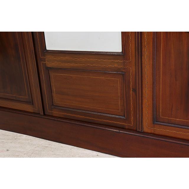 wr-3　1910年代イギリス製アンティーク　エドワーディアン　マホガニー　ミラー付き　インレイド　ワードローブ　衣装タンス　クローゼット |  | 17