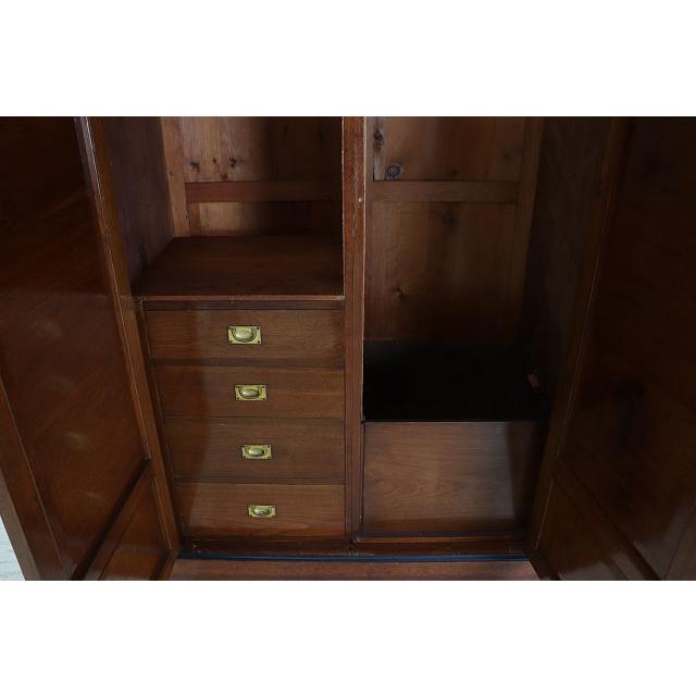 wr-6　1910年代 イギリス製アンティーク エルム アーツアンドクラフト ワードローブ クローゼット 衣装タンス 衣類収納 送料無料 |  | 09