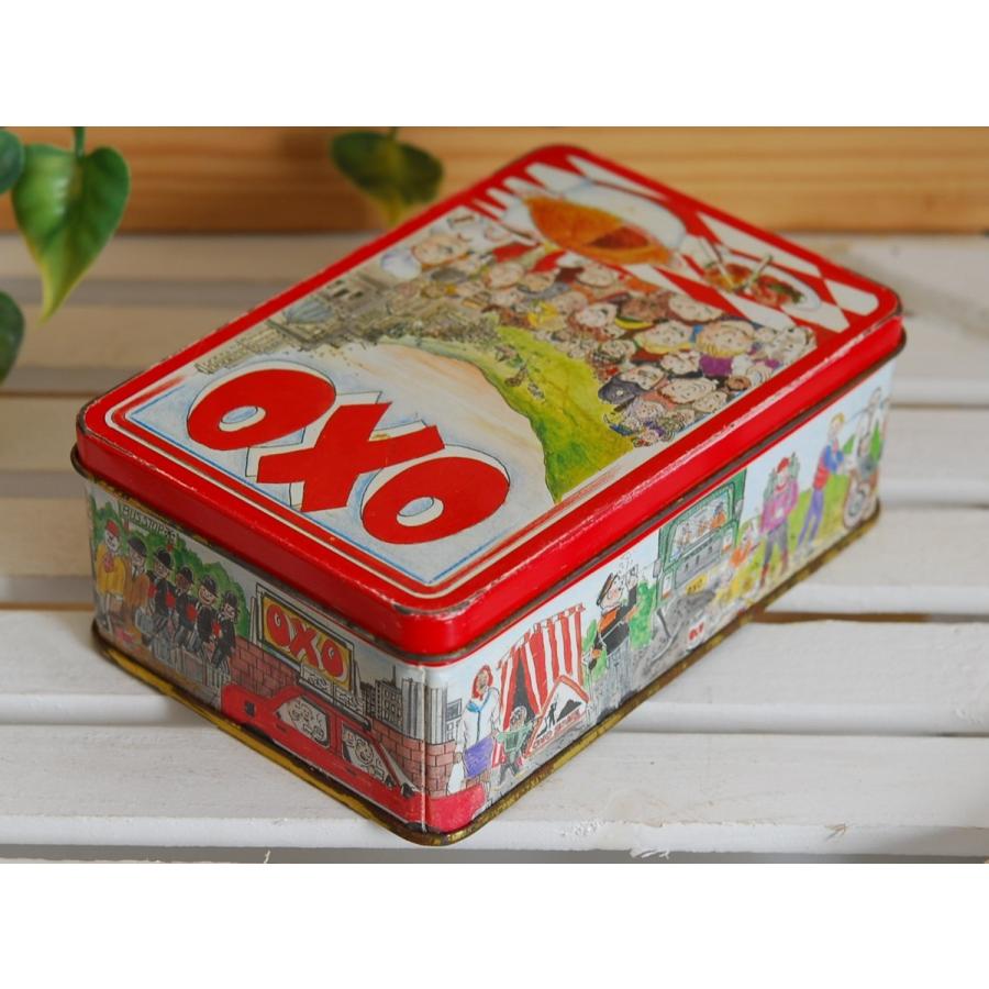 OXO（キッチン用品） OXO オクソ缶 ヴィンテージ ブリキ 缶 TIN