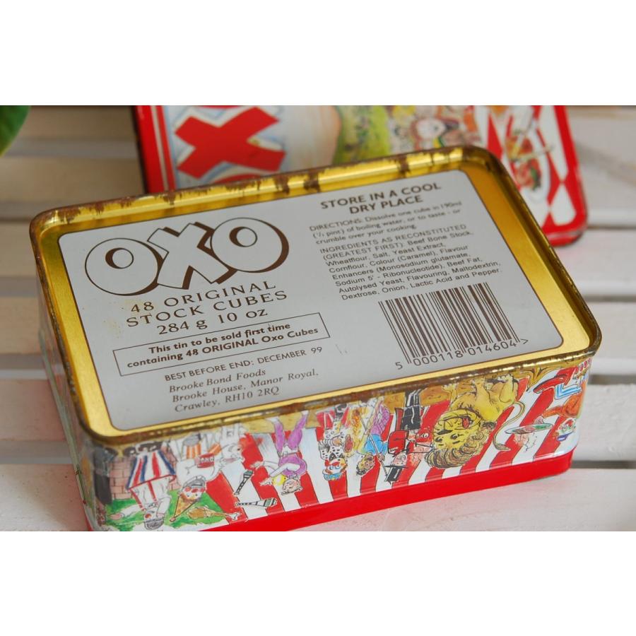 イギリスアンティークOXOティン缶 set ヴィンテージ