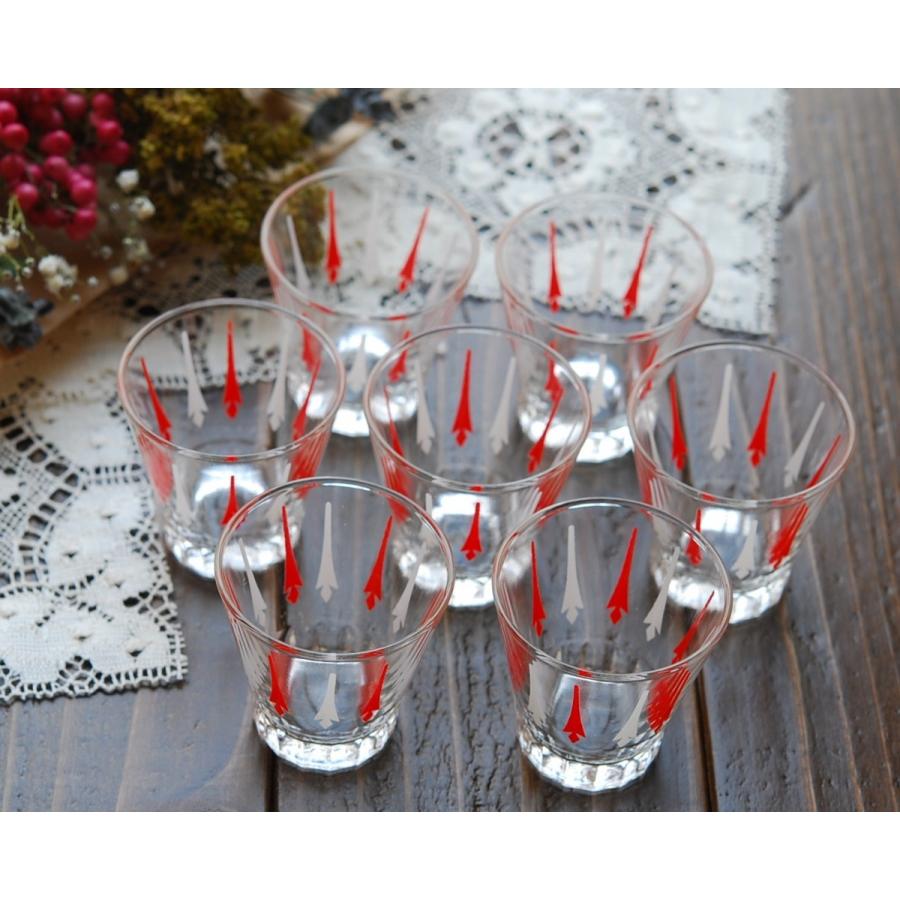 アンティーク グラス ショットグラス 7個セット フランス おしゃれ