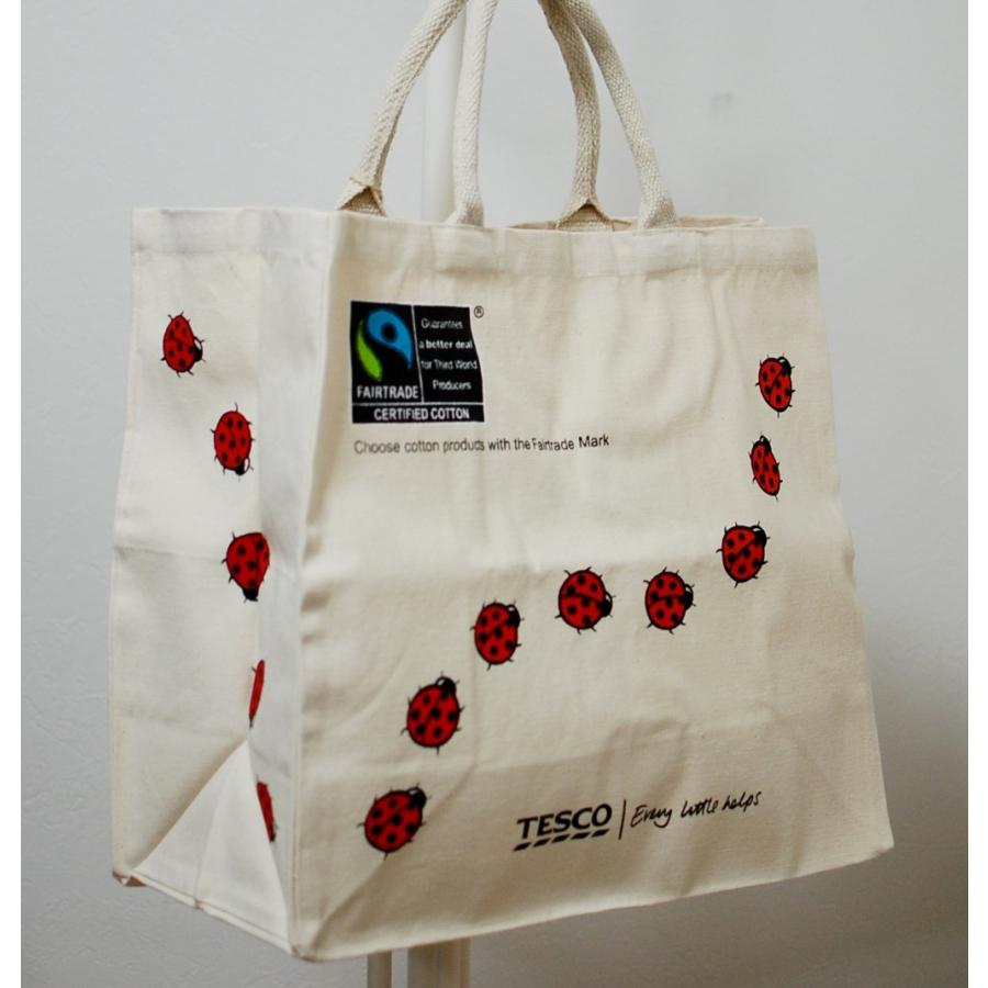イギリス TESCO テスコ てんとう虫 エコバッグ 海外 おしゃれ