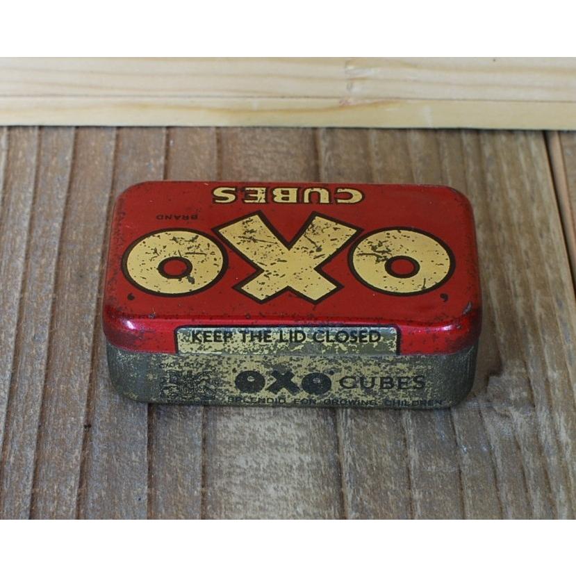 OXO（オクソー） オクソ缶 ヴィンテージ ブリキ 缶 TIN アンティーク