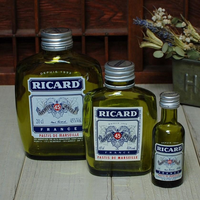 3点セット RICARD リカール リキュールボトル フランス ヴィンテージ ボトル 20041シェンリー・マーケット 通販