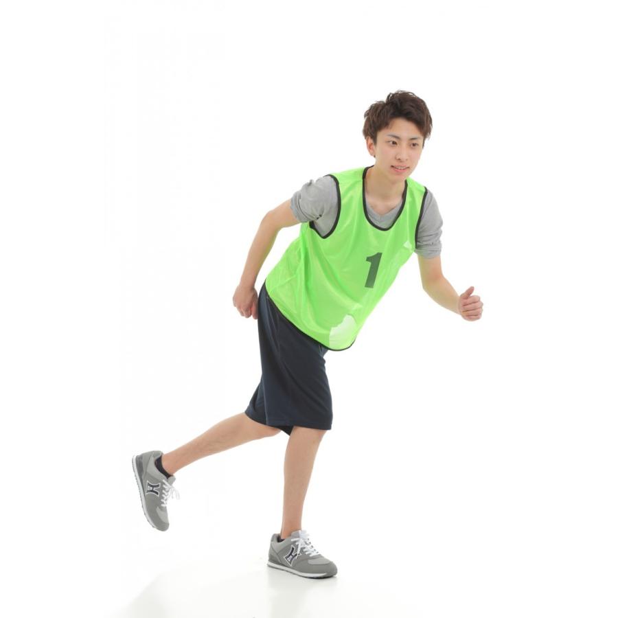 蛍光イエロー サッカー ビブス 大人用サイズフリー :番号8-4:5マイセット Amazon.co.jp: [Fungoal] 無地 ビブス ゼッケン 5枚セット [蛍光