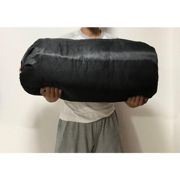 寝袋保管用バック BIGサイズ 83×34 ブラック 通気性 収納袋 寝袋保管用バック BIGサイズ 83×34 ブラック 通気性 収納袋