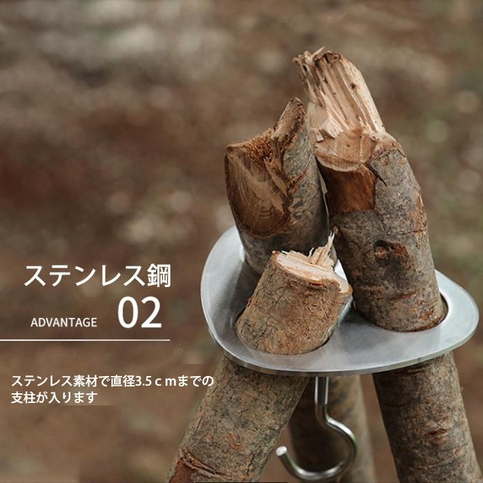 新品】BRUNT トライポッド 三脚 チェーン付き タンカラー