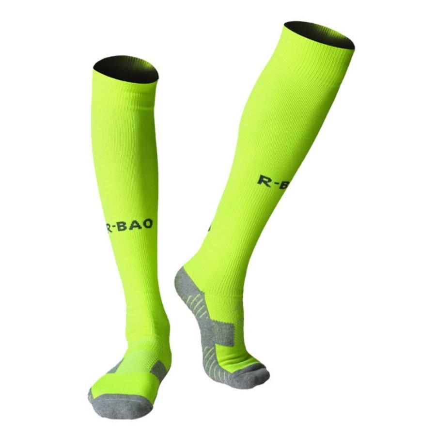 サッカーソックス 全8色 24-26cm ハイソックス 圧 通気性 防臭