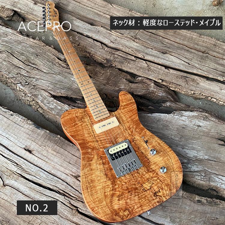 エレキギター Tlタイプ スポルテッドメイプル 21フレット ボルトオンネック Sh P 90タイプ ハムバッカー Puセレクター3段階切替 コントロールノブ2つ Ae 4 Apollo Guitars 通販 Yahoo ショッピング