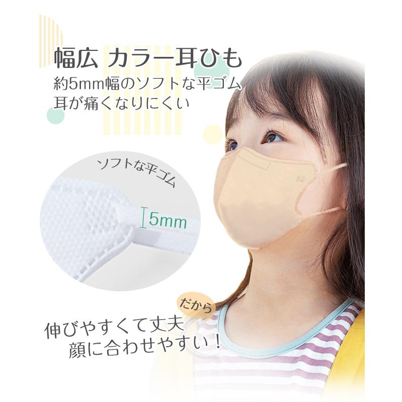 立体マスク 子供 30枚 秋冬 息がしやすい 蒸れない 不織布マスク バイ