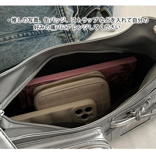 痛バッグ ショルダーバッグ トートバッグ 痛ボストンバッグ 透明