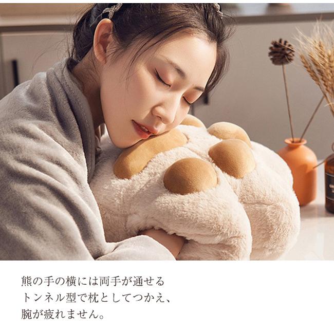 3in1 ブランケット 抱き枕 ぬいぐるみ ハンドワーム 毛布 クッション