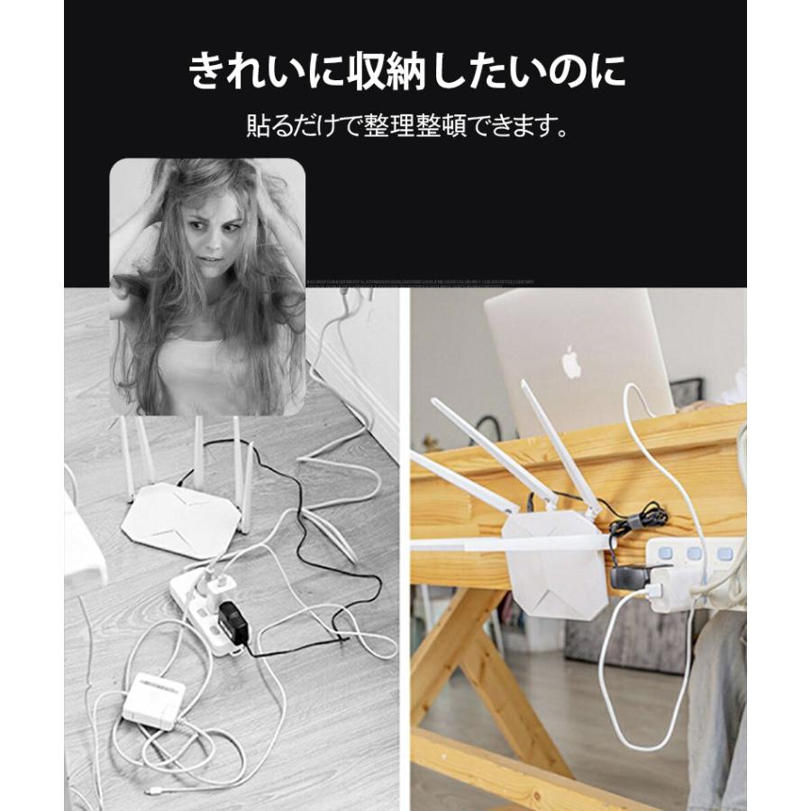 浮かせる収納 ウォールフック 10個セット 粘着フック 差し込み 透明 クリア 両面テープ 強力 シール フック まとめ売り 壁掛けフック 浴室 キッチン お風呂 | ブランド登録なし | 01