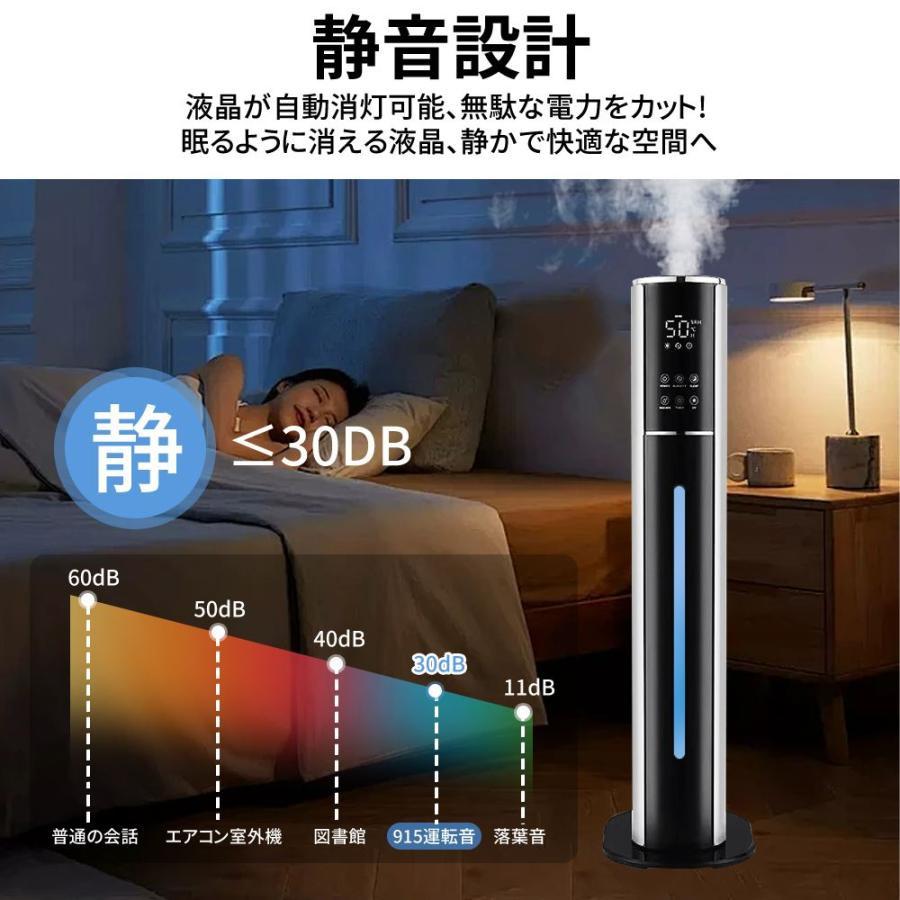 正規品】加湿器 超音波式 uv除菌 8L 大容量 4重除菌 AI恒湿 48H連続