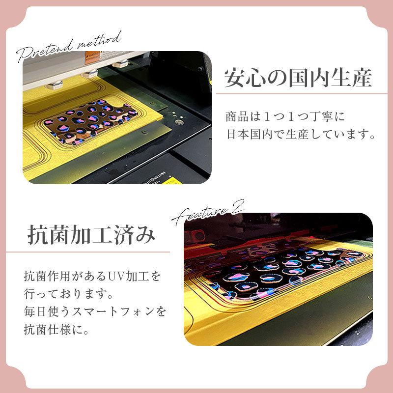 iPhoneケース おしゃれ 韓国 流行り iphone 14 Pro 13 mini 12 max plus 8 7 xr se 2 3 ミラー グリップ ケース ペア 背面 鏡 アイフォン 携帯 カバー 抗菌 国産 | iPhone | 08
