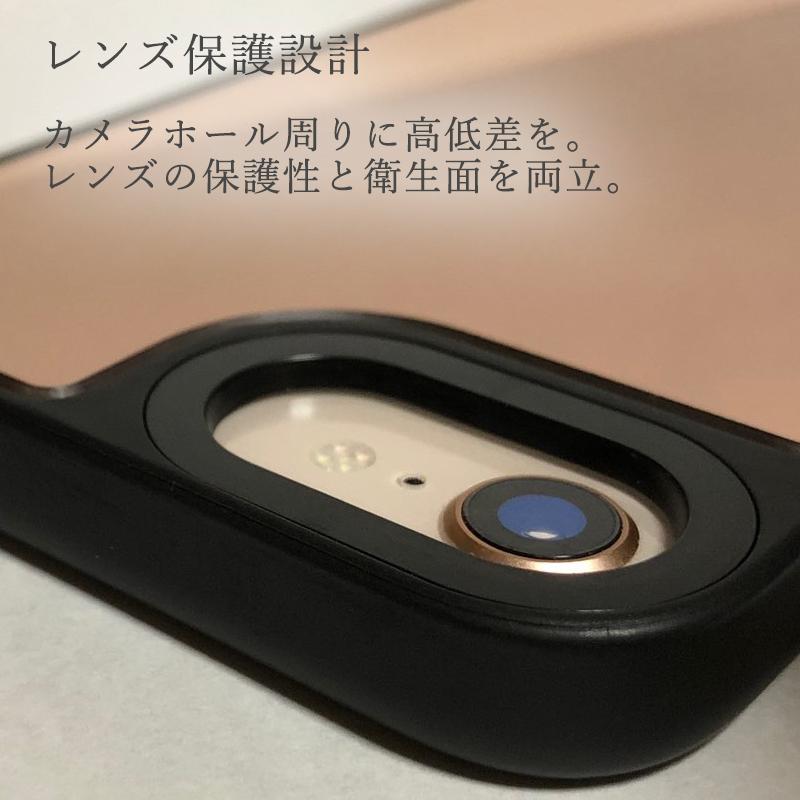 ミラーケース スマホケース 韓国 流行り iphone 14 Pro 13 mini 12 max plus 8 7 xr se 2 3 ミラー グリップ ケース 背面 鏡 アイフォン 携帯 カバー 抗菌 国産｜sheruby-web｜04